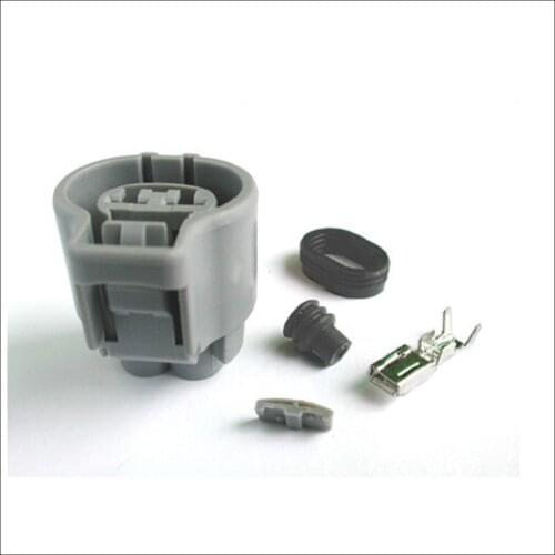 100SET wire connector female cable connector male terminal Terminals 2-pin connector Plugs sockets seal Fuse box DJ7021Y-4.8-21