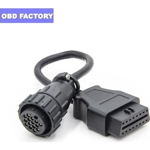 For SCANIA Truck 16 Pin OBD2 Scanner Connector Truck For Scania Truck OBD To OBD 2 16pin OBDll Extension Cable Diagnostic Tool