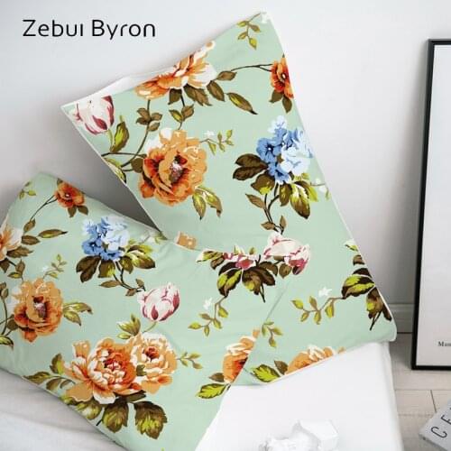 3D HD Pillow Case Pillowcase Custom/50x70/50x75/50x80/70x70 Decorative Pillow Cover,Flower Rose peony Bedding Drop Shipping