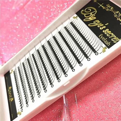 3D Premade Fans Russia Lash Semi Permanent Volume False Eyelashes Extension Deluxe Individual Eyelashes Free Shipping