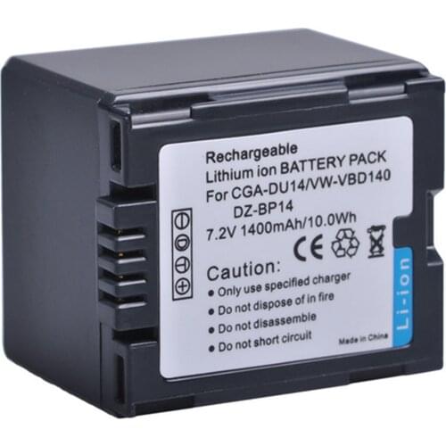 Battery Pack for Panasonic PV-GS120, PV-GS150, PV-GS180, PV-GS200, PV-GS250, PV-GS300, PV-GS320, PV-GS400, PV-GS500 Camcorder