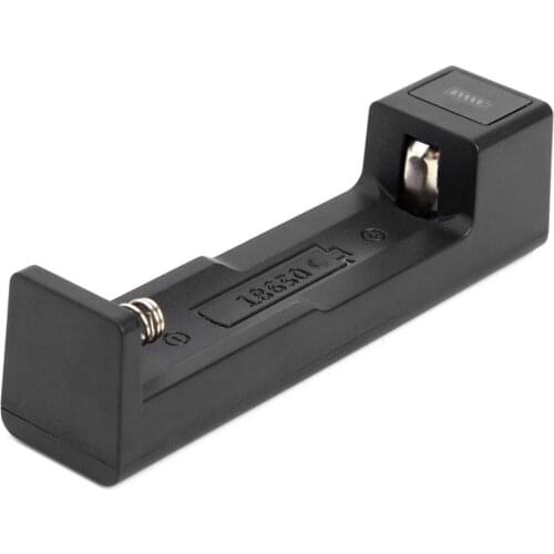 ALLOYSEED USB 1 Slot 18650 Battery Quick Charging Charger Portable USB Rechargeable Lithium Battery Charger Dock Station Cradle