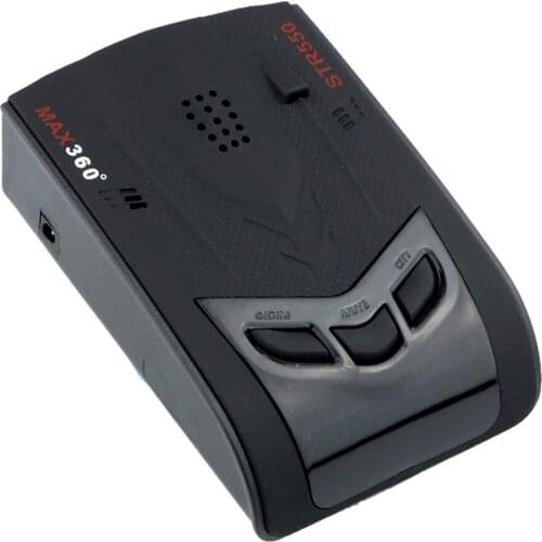 Car Trucker Speed Detector Voice Alert Warning 12V Auto 360 Degree Detection Dual Language Switchover