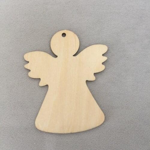 Free shipping Angel plywood diy craft supplies wooden embelishments Christmas decoration ornaments