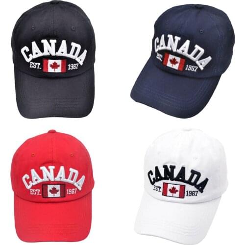 2021 New Fashion Mens Baseball Cap Letter Embroidered Canada Caps Cotton Washed Dad Hat Women Men Outdoor Snapback Sun Hats