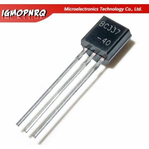 50pcs BC337-40 BC337 TO-92 Bipolar Transistors - BJT PNP -45V -100mA new original