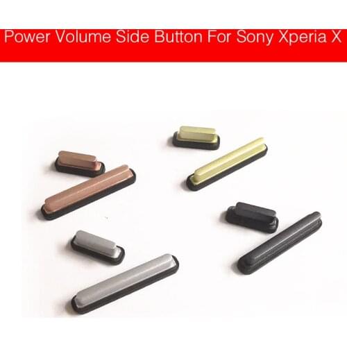 Volume Power Switch Side Button For Sony Xperia X F5121 F5122 On/off Power Volume Side Keypad Replacement Repair Parts