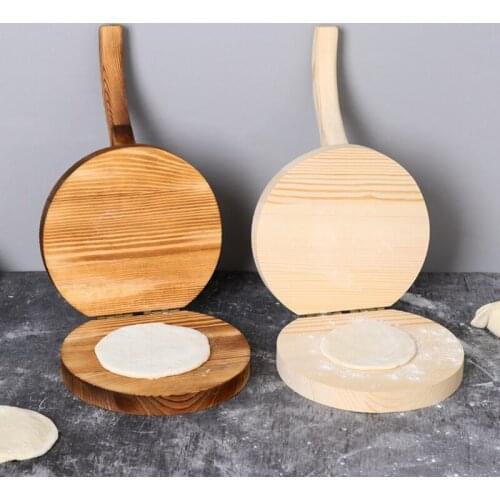 Wooden Dough Pressing Tool Dough Presser Dumpling Skin Dough Presser Household Baking Pastry Tool Dumpling Making Tools