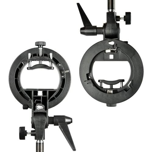 Godox S-Type Bracket Bowens Mount Holder for Speedlite Flash Snoot Softbox
