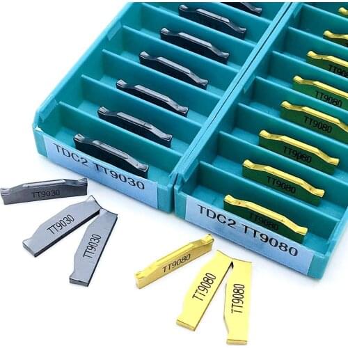 Grooving tool TDC2 TT9030 TDC2 TT9080 Carbide blade CNC grooving grooving lathe parts tool
