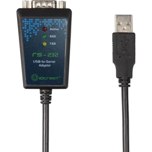 USB 2.0 to Serial RS-232 DB9 9Pin COM Adapter Converter Cable FTDI Chipset 1M USB TO RS232 WIN10 For POS Access Control