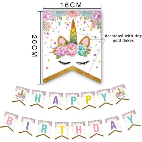 Happy Birthday Paperboard Card Letter Banner Baby Shower Decoration Birthday Party Decoration Supplies