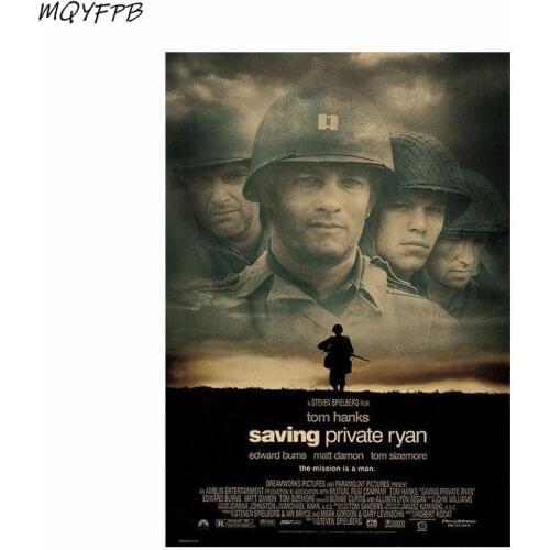 Classic Movies Saving Private Ryan Kraft Paper Poster Wall Decoration Painting Household Products