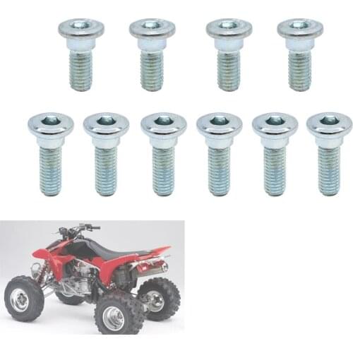 Front Rear Brake Rotor Bolt Kit For Honda Sportrax 400 TRX400EX 02-08 / TRX450R 04-05 / TRX450ER 07-14 / TRX400X 2009 2012-2014