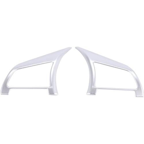 ABS Matte Steering Wheel Button Cover Trim Chrome Car Stickers for Nissan Qashqai J11 2018 2019