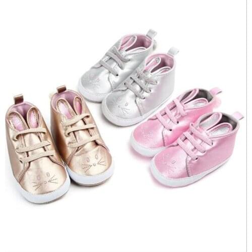 Lovely Autumn Winter Baby Shoes Soft Sole First Walkers Infant Girls Sport Shoes