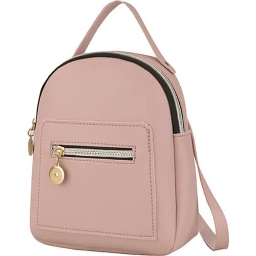 Mini Backpack Cute Casual Daypack Zippered Pockets Crossbody Convertible Shoulder Bags for Women Girl Best Sale-WT