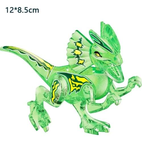 [MOC Hub] Jurassic Dinosaur Building Blocks Toys Park Compatible Major Brand Gifts Simulation Animal Rex Raptor
