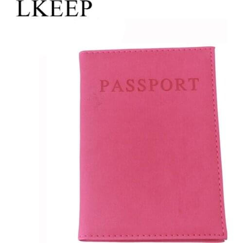 Fashion Faux Leather Travel Passport Holder Cover ID Card Bag Passport Wallet Protective Sleeve Storage Bag OR838528