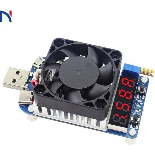 HD25 HD35 Trigger Qc2.0 Qc3.0 Electronic USB Load Resistor Discharge Battery Test Adjustable Current Voltage 25W 35W