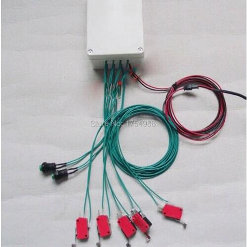 Pressing prop for escape mysterious room, microswitch game for Takagism game Real life escape room game prop