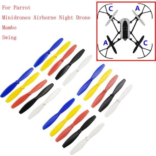 One Set RC Propeller Blade Mini Drones For Parrot Mambo UAV Parts RC Propellers for Mini Drones For Parrot Mambo UAV Parts