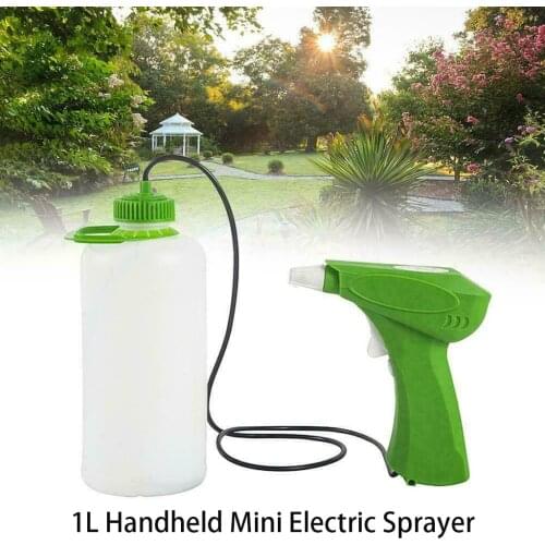 Fog Electric Sprayer, 1L Mini Electric Fogger Handheld Sprinkler Misting Water Pot