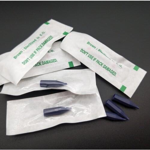 50pcs Individually Packaged Generic Hex Needle Caps 1R/2R/3R For Permanent Makeup Taiwan Sunshine/Gaintsun Tattoo Machine