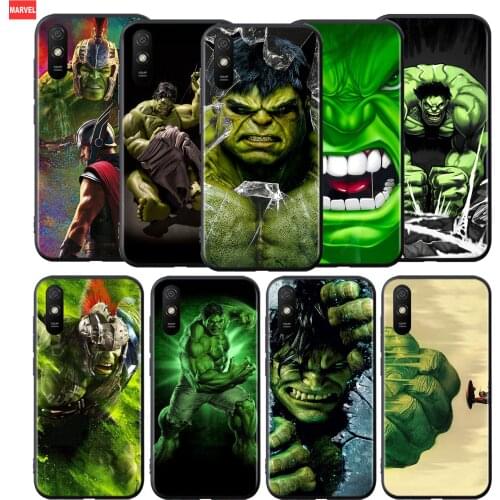 Silicone Cover Marvel Hulk Avengers For Xiaomi Redmi 9T 9 9C 9A 9AT 9i 8 8A 7 6 Pro 7A 6A 5 5A 4X Plus Phone Case