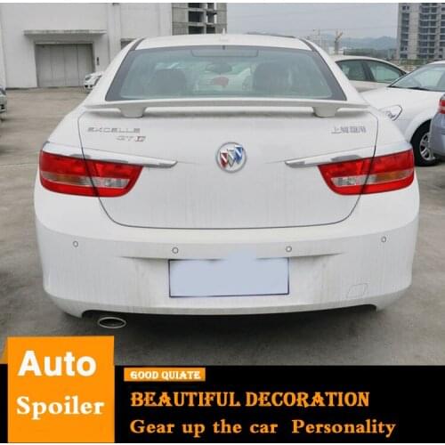 For 2011-2015 Buick Verano Excelle GT Spoiler Sport ABS Material Car Rear Wing Primer Color Trunk Rear Spoiler decoration 2014