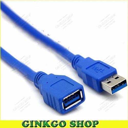 5pcs/lot High Spreed 3.0 USB Extension Cable Male to Female for U Disk Adapter Mouse Driver 1m Free Shipping