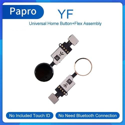 YF Universal Home Button Flex Assembly Replacement for iPhone 7 7P 8 8P Return Back Not Include Touch ID Not Need Bluetooth