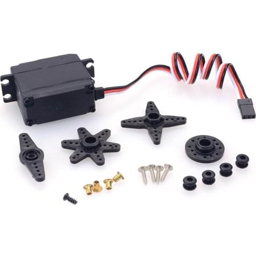 ZD P0600 Analog Servo 6kg Futaba Plug 42g Plastic Gear Waterproof Rc Car Parts Steering Gear Accessories