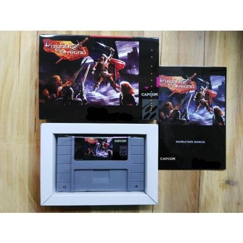 16Bit Games ** Knights of the Round ( USA Version!! Box+Manual+Cartridge!! )