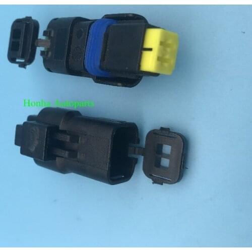 2 pin FCI headlight steering lights plug water temperature sensor connector 211PC022S0049 211 PC022S0049
