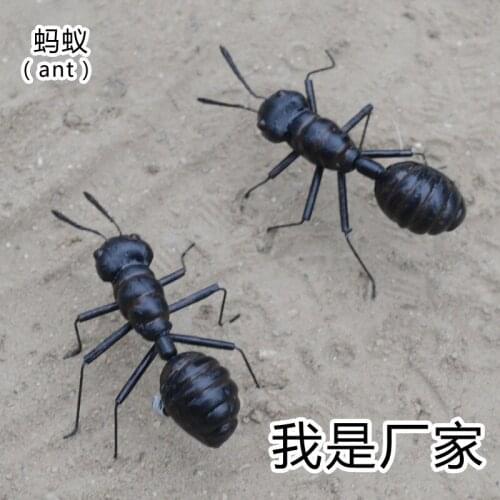 50pcs/ a lotFolk Art Clay Material Artificial Insect Model Crafts Handmade ant MM-006