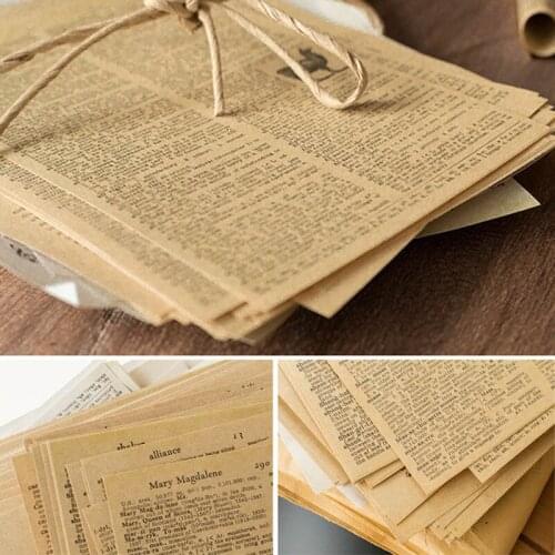 57 Sheets/Pack Scrapbook Decorate Nice Gift Material Book DIY Craft Multi Purpose Folding Handmade Papers Retro Style