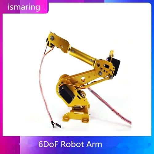 6DoF Robot Arm ABB Manipulator with 4pcs*MG996r+2pcs*MG90S+ESPduino Development Kit
