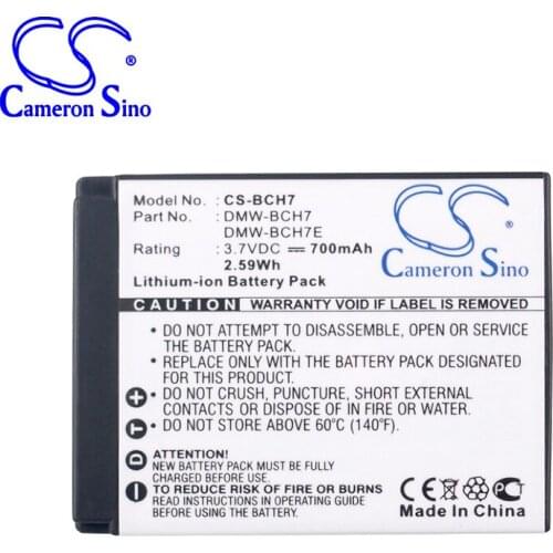 Cameron Sino 690mah battery for PANASONIC Lumix DMC-FP1 DMC-FP1D DMC-FP1EB-D DMC-FT10K DMC-FP2DMC-FP5 DMW-BCH7 DMW-BCH7E