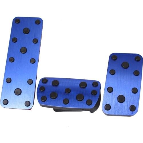 Aluminum Non-Slip Car Pedals Cover Gas Fuel Brake Pad Plate Cover For Subaru Outback Legacy 2015-2019 2020 2021 Car Accessory