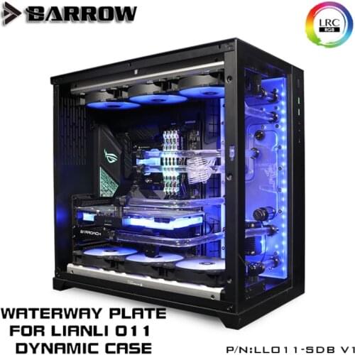 Barrow LLO11-SDBV1, Waterway Boards For Lian Li PC-O11 Dynamic Case, for Intel CPU Water Block & Single GPU Building