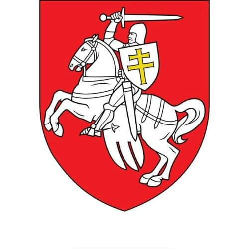 National Flag Emblem Coat of Arms Belarus Window Auto Sticker Decal PVC Waterproof Car Wrap Vinyl Cover Waterproof 13*10.5cm