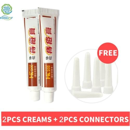 2 Pcs Hemorrhoids Cream Treating Anal Fistula Chinese Ointment For Internal Hemorrhoids Piles External Anal