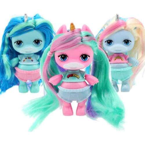 Baby Reborn Doll Figure Toy LoLs Surprise Silcone Slime Unicorns BJD Dolls Toy Christmas Goods For Girl Children Gifts