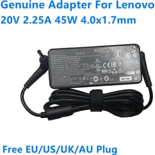 Genuine 20V 2.25A 45W ADLX45NCC3A ADP-45DW C Power Supply AC Adapter For LENOVO PA-1450-55LN 01FR049 SA10M42771 Laptop Charger