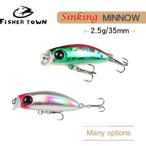 Fisher town 1PCS Minnow Lure Topwater Hard Bait Wobbler Jig Bait Crankbait Carp Striped bass Pesca Fishing tackle SwimBait