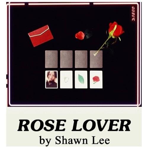 Rose Lover Magic Tricks Cards Appearing Vanishing Professional Magician Stage Romantic Gimmicks Illusions Mentalism Magia Props