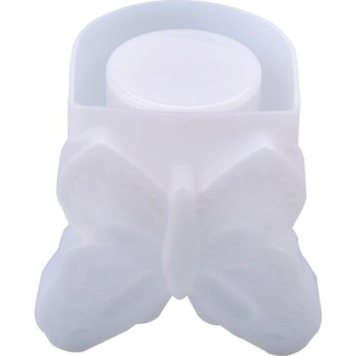 Crystal Epoxy Resin Mold Butterfly Storage Box Silicone Mould DIY Crafts Decorations Container Making Tool