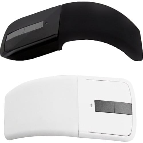 Folding Mouse for Microsoft Laptop Computer Mouse Foldable Mouse for Arc Touch USB 2.4G Wireless Mice