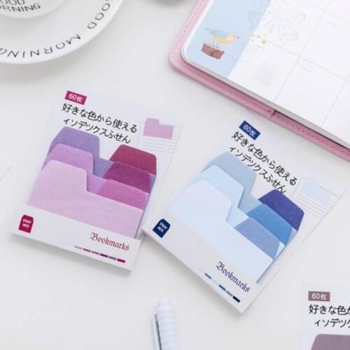 60 Pages Cute Kawaii Memo Pad Sticky Notes Stationery Sticker index Posted It Planner Stickers Notepads Office School Supplies